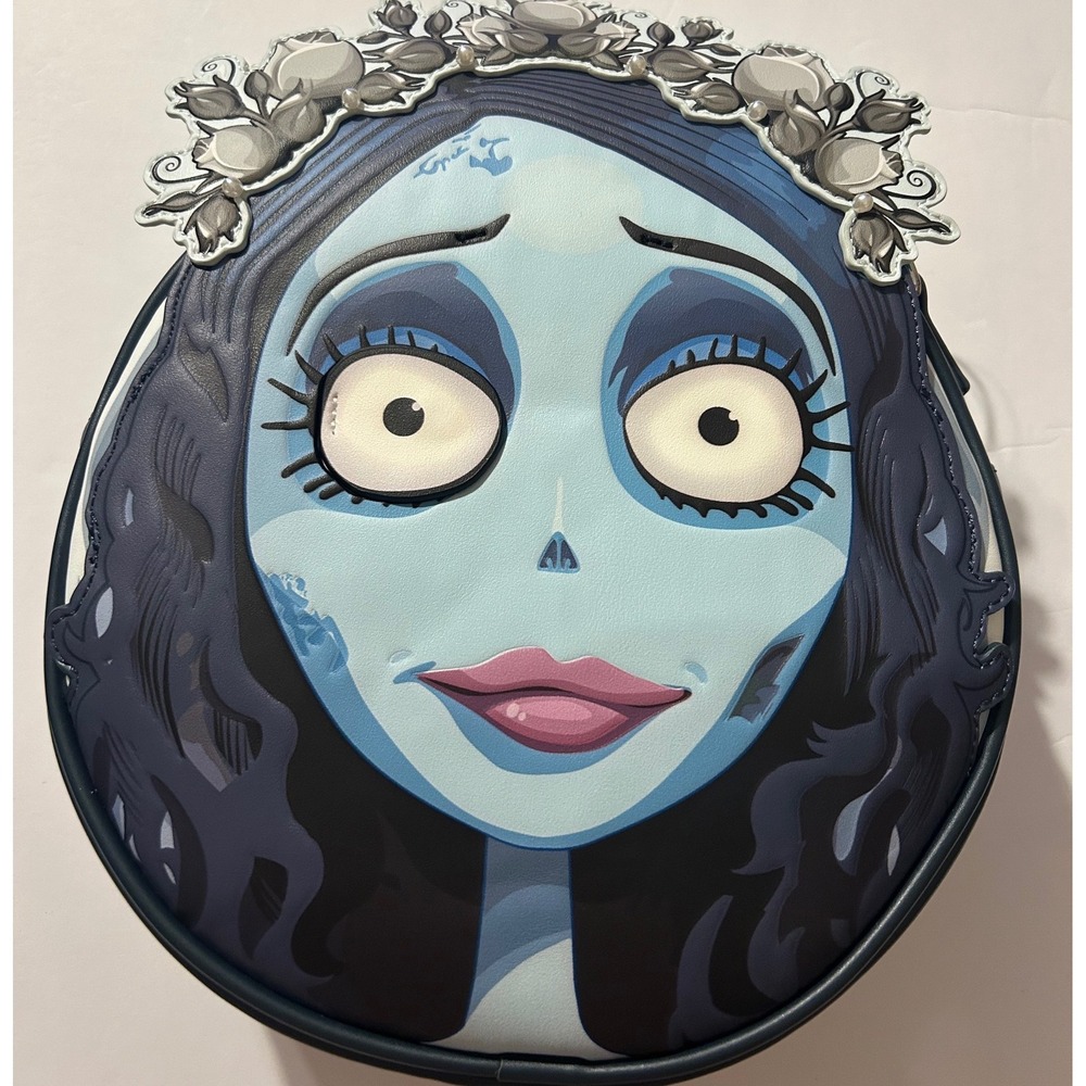 Loungefly Tim Burton Corpse Bride Emily Glow In The Dark Crossbody Bag New